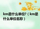 km是什么单位?（km是什么单位名称）