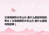 左肾局部积水怎么办 是什么原因导致的呢女（左肾局部积水怎么办 是什么原因导致的呢）