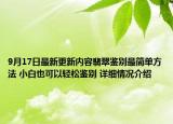 9月17日最新更新内容翡翠鉴别最简单方法 小白也可以轻松鉴别 详细情况介绍