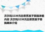 沃尔玛3238元白菜系孩子恶搞详细内容 沃尔玛3238元白菜系孩子恶搞具体介绍