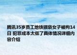 腾讯35岁员工地铁猥亵女子被拘14日 犯罪成本太低了具体情况详细内容介绍