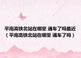 平南高铁北站在哪里 通车了吗最近（平南高铁北站在哪里 通车了吗）