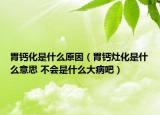 胃钙化是什么原因（胃钙灶化是什么意思 不会是什么大病吧）