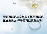 孕妇可以吃三文鱼头（怀孕可以吃三文鱼头么 怀孕后可以吃鱼头吗）