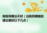 狗狗耳螨治不好（治狗耳螨绝招 建议做好以下几点）