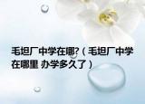 毛坦厂中学在哪?（毛坦厂中学在哪里 办学多久了）