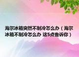 海尔冰箱突然不制冷怎么办（海尔冰箱不制冷怎么办 这5点告诉你）