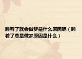 睡着了就会做梦是什么原因呢（睡着了总是做梦原因是什么）
