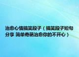 治愈心情搞笑段子（搞笑段子短句分享 简单奇葩治愈你的不开心）