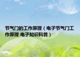 节气门的工作原理（电子节气门工作原理 电子知识科普）