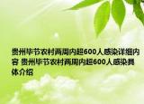 贵州毕节农村两周内超600人感染详细内容 贵州毕节农村两周内超600人感染具体介绍