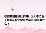 桂圆艾绒花椒肚脐贴什么人不适合（桂圆花椒艾绒脐贴禁忌 禁忌有什么）