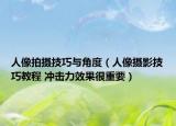 人像拍摄技巧与角度（人像摄影技巧教程 冲击力效果很重要）