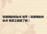 珐琅锅的优缺点 知乎（珐琅锅的优缺点 购买之前要了解）