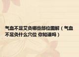 气血不足艾灸哪些部位图解（气血不足灸什么穴位 你知道吗）
