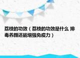 荔枝的功效（荔枝的功效是什么 排毒养颜还能增强免疫力）