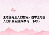 工笔画完全入门教程（自学工笔画入门步骤 赶紧来学习一下吧）