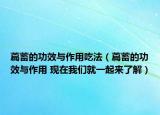 萹蓄的功效与作用吃法（萹蓄的功效与作用 现在我们就一起来了解）
