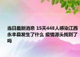 当日最新消息 15天448人感染江西永丰县发生了什么 疫情源头找到了吗
