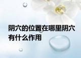 阴穴的位置在哪里阴穴有什么作用