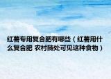红薯专用复合肥有哪些（红薯用什么复合肥 农村随处可见这种食物）