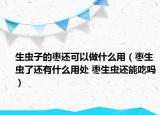 生虫子的枣还可以做什么用（枣生虫了还有什么用处 枣生虫还能吃吗）