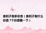 舍利子有多珍贵（舍利子有什么价值 7个价值看一下）