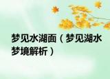 梦见水湖面（梦见湖水梦境解析）