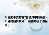 阳台要不要封窗?看懂其中的猫腻（阳台封窗优缺点 一看便知哪个适合你）