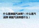 什么是凝固汽油弹?（什么是汽油弹 凝固汽油弹是什么）