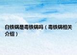 白铁锅是毒铁锅吗（毒铁锅相关介绍）