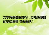 力学传感器的结构（力矩传感器的结构原理 来看看吧）