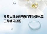 斗罗大陆2绝世唐门手游蓝电霸王龙魂环搭配