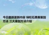 今日最新更新内容 绿松石真假鉴别方法 三大鉴别方法介绍