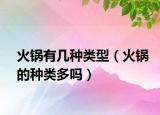 火锅有几种类型（火锅的种类多吗）