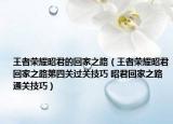 王者荣耀昭君的回家之路（王者荣耀昭君回家之路第四关过关技巧 昭君回家之路通关技巧）