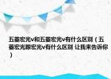 五菱宏光v和五菱宏光v有什么区别（五菱宏光跟宏光v有什么区别 让我来告诉你）