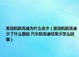 发动机防冻液为什么会少（发动机防冻液少了什么原因 汽车防冻液经常少怎么回事）