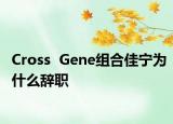 Cross  Gene组合佳宁为什么辞职