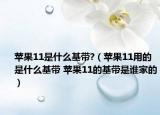 苹果11是什么基带?（苹果11用的是什么基带 苹果11的基带是谁家的）