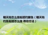 朝天钩怎么挂蚯蚓钓鲫鱼（朝天钩钓鱼蚯蚓怎么挂 教你方法）