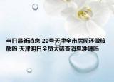 当日最新消息 20号天津全市居民还做核酸吗 天津明日全员大筛查消息准确吗