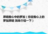 原唱我心中的罗加（你是我心上的罗加原唱 简单介绍一下）
