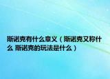 斯诺克有什么意义（斯诺克又称什么 斯诺克的玩法是什么）