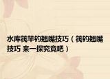 水库筏竿钓翘嘴技巧（筏钓翘嘴技巧 来一探究竟吧）