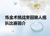 炼金术挑战奎因狼人组队比赛简介