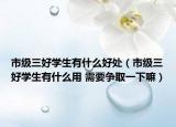 市级三好学生有什么好处（市级三好学生有什么用 需要争取一下嘛）