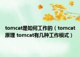 tomcat是如何工作的（tomcat原理 tomcat有几种工作模式）