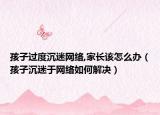 孩子过度沉迷网络,家长该怎么办（孩子沉迷于网络如何解决）