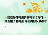 一线连梅花钩法步骤帽子（梅花一线连帽子的钩法 经验内容仅供参考）